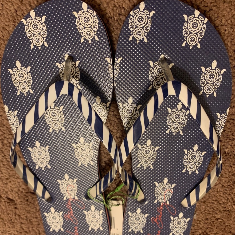 Size 10 Vera Bradley Flip-flops
